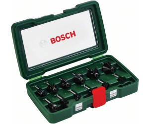 Bosch Fräser-Set-HM, 12-teilig, Durchmesser: 8 mm Schaft