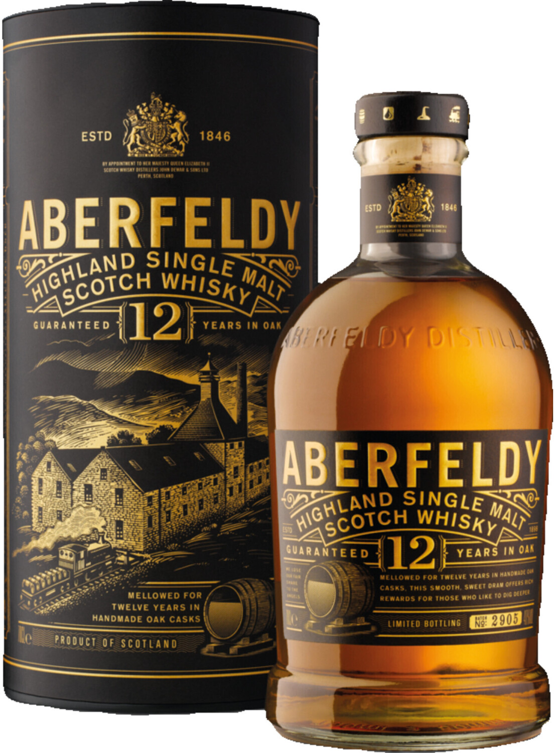 Aberfeldy 12 Years Single Highland Malt Scotch Whisky 0,7l 40%