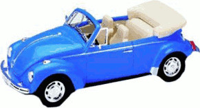 WELLY VW Coccinelle Cabriolet (22091)