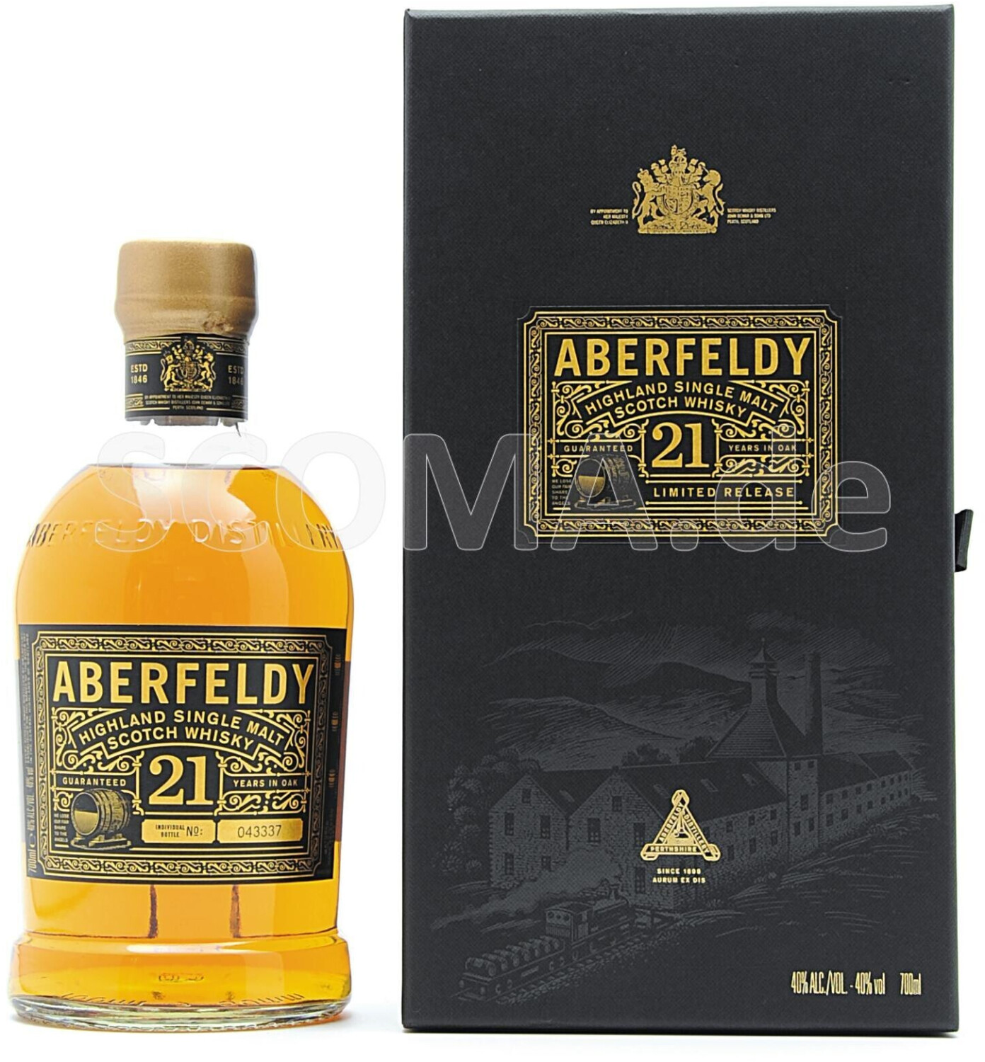 Aberfeldy 21 Years Highland Single Malt Scotch Whisky Limited Release 40% 0,7l