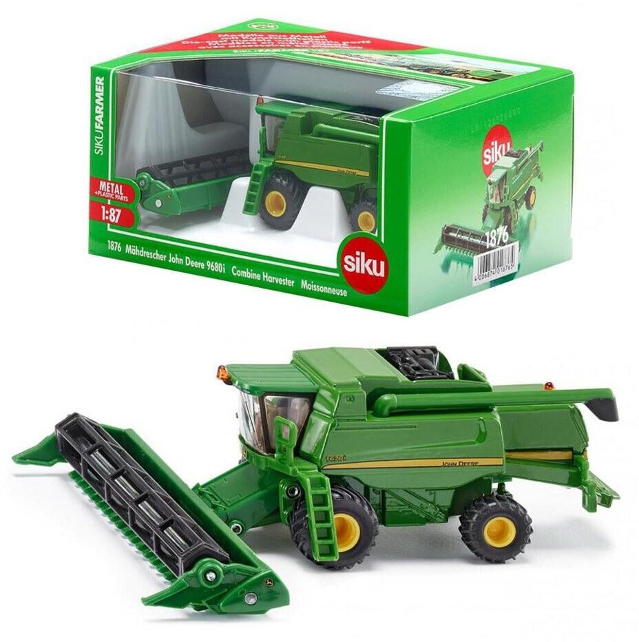 thumbnail image 2 of SIKU 1876 1:87 John Deere 9680i Combine Harvester – HO Scale Diecast Metal Model Toy, Germany 2 of 4