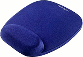 Kensington Repose-poignets Tapis souris Eco Mousse bleu (64271)