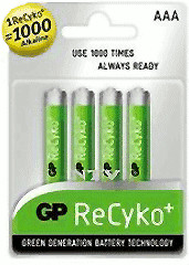 GP 2x AAA 850mAh ReCyko