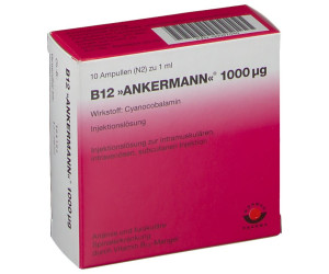 B12 Ankermann 1000 µg (10 x 1 ml) ab 4,81 €