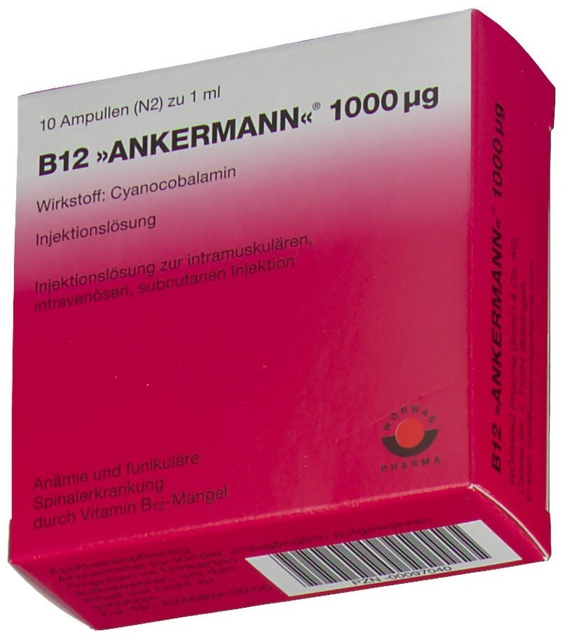 B12 Ankermann 1000 µg (10 x 1 ml) ab 4,86 €