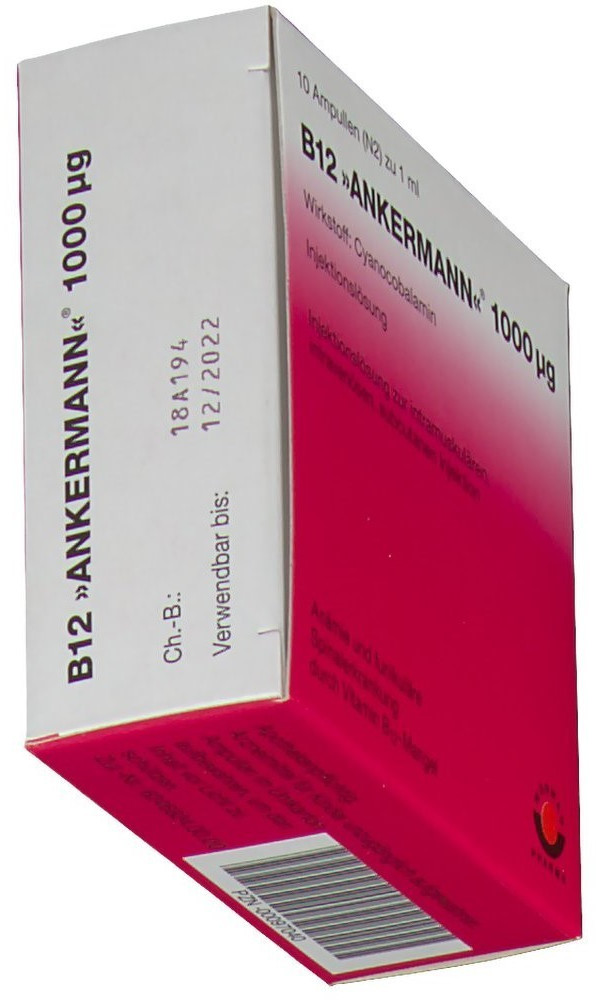B12 Ankermann 1000 µg (10 x 1 ml) ab 4,86 €