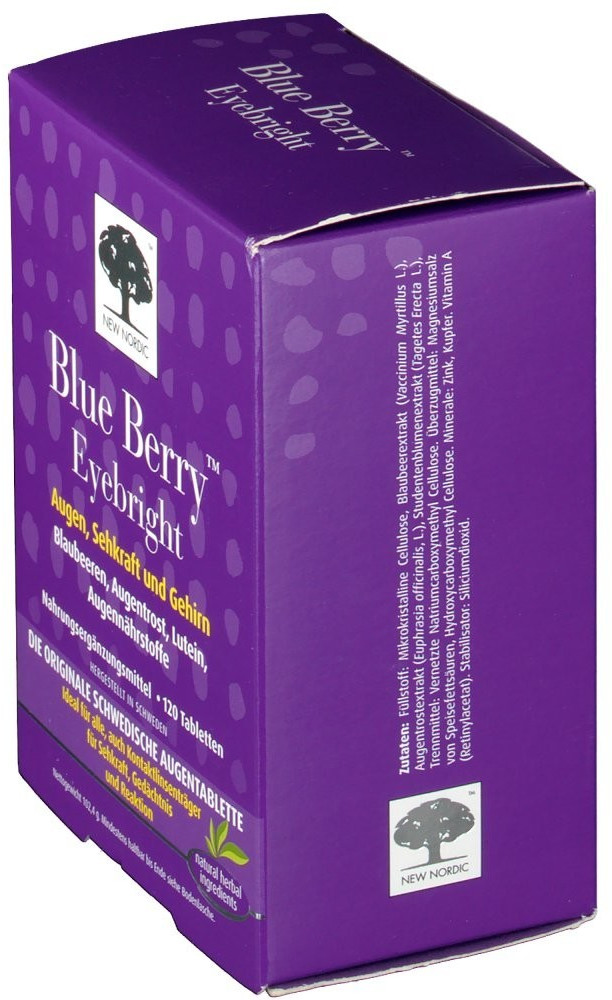 New Nordic Blue Berry Eyebright, Tablets - 60 tablets