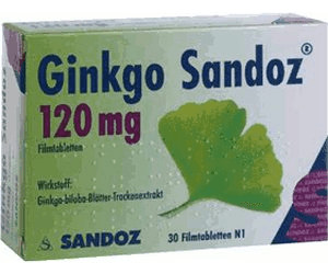 Ginkgo Sandoz 120 mg Filmtabletten (60 Stk)