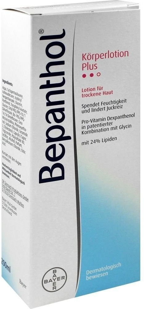 Bayer Santé Familiale Bepanthol Plus-lotion corporelle (200 ml)