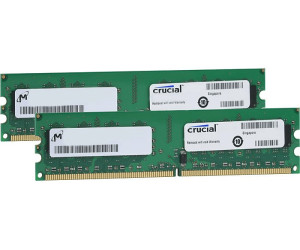 Crucial 4GB Kit DDR2 PC2-6400 (CT2KIT25664AA800) CL6 ab 35,50 