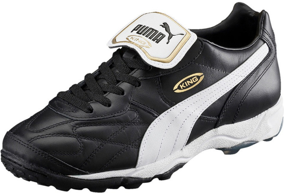 Puma King Allround TT black/white/team gold