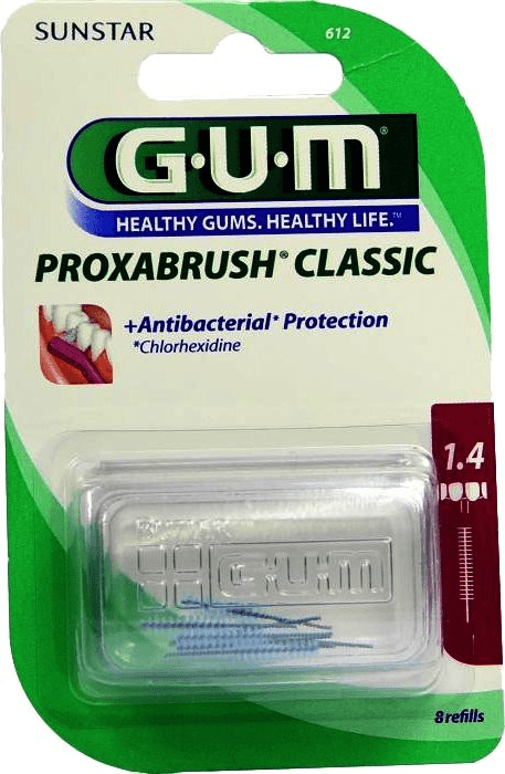 GUM Brossettes interdentaires Proxabrush - 8 recharges