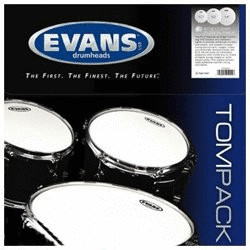Evans G2 Clear Tom Pack Fusion (10, 12, 14)