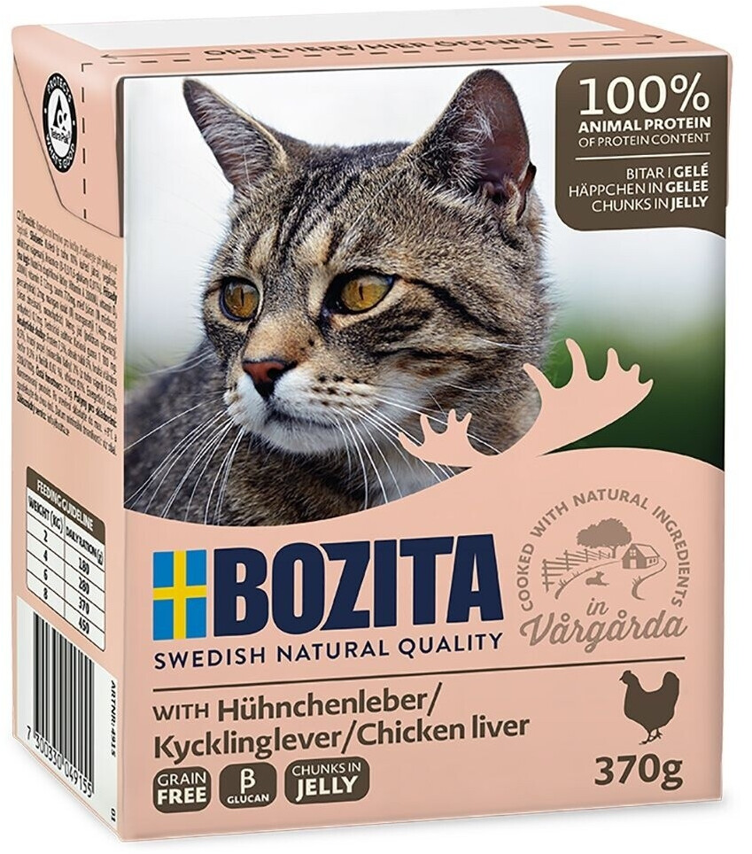 Bozita Bouchée en gelée de fois de poulet (370 g)