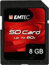 Emtec SDHC 8 Go Classe 4 60x (EKMSD8G60XHCN)