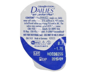 Dailies aquacomfort plus best sale opiniones