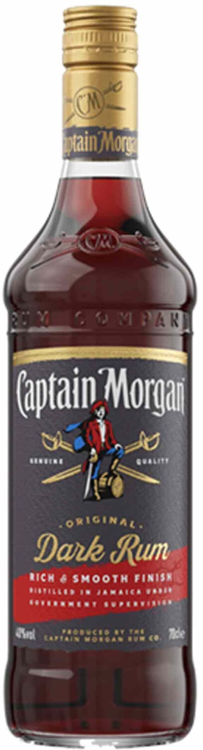Captain Morgan Black Label 0,7l 40% ab 11,39 € | Preisvergleich bei ...