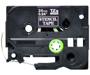 2x Schablonen band kassette Kompatibel mit Brother STE-151 24mm 3m Schriftband 