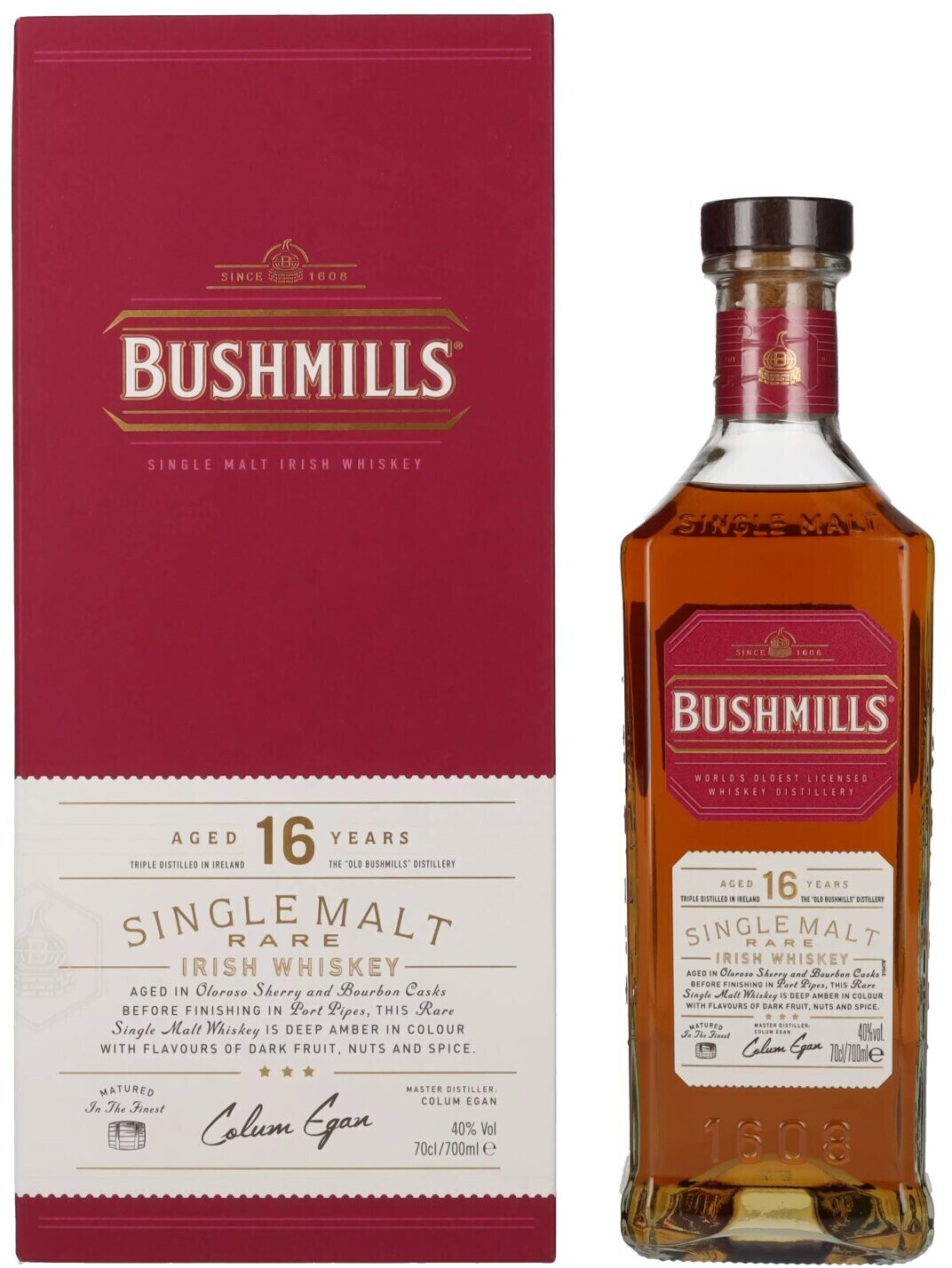 Bushmills 16 ans 0,7 L 40 %