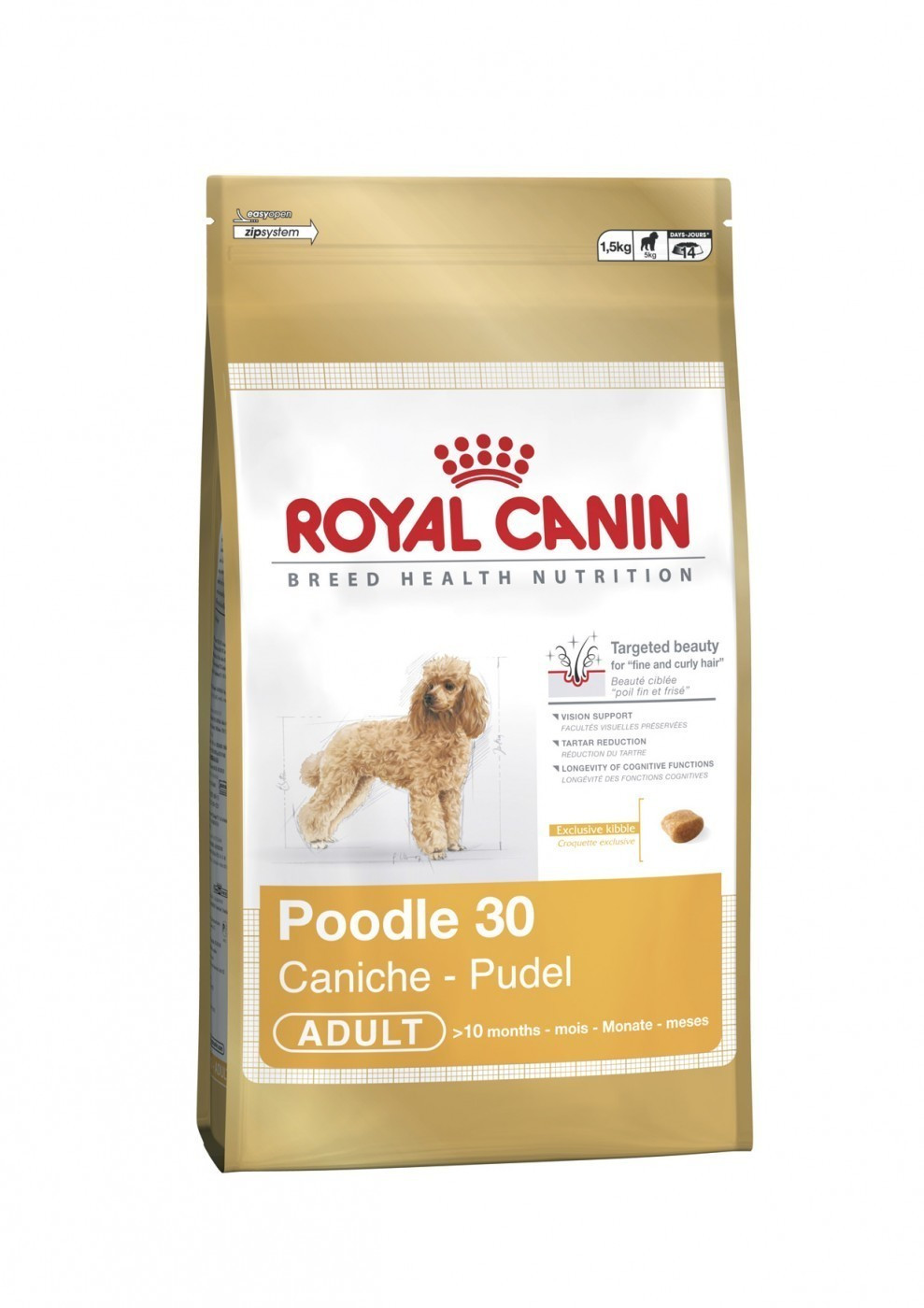 Royal Canin Croquettes pour chien Race Caniche Adult Royal Canin Croquettes pour chien Race Caniche Adult