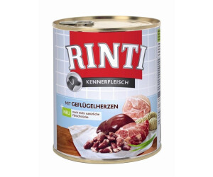 Rinti Hund Adult Kennerfleisch Geflügelherzen Nassfutter 800g ab 2,29