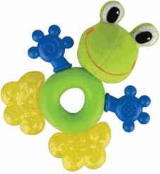 Nuby Hochet de dentition grenouille Gel