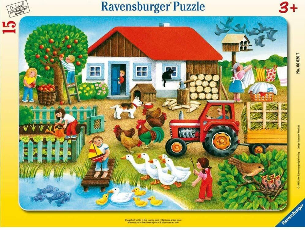 Photos - Jigsaw Puzzle / Mosaic Ravensburger Farm Holidays 