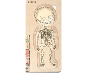 Image of beleduc 5-Layer Wooden Puzzle - Your Body Puzzle Boy