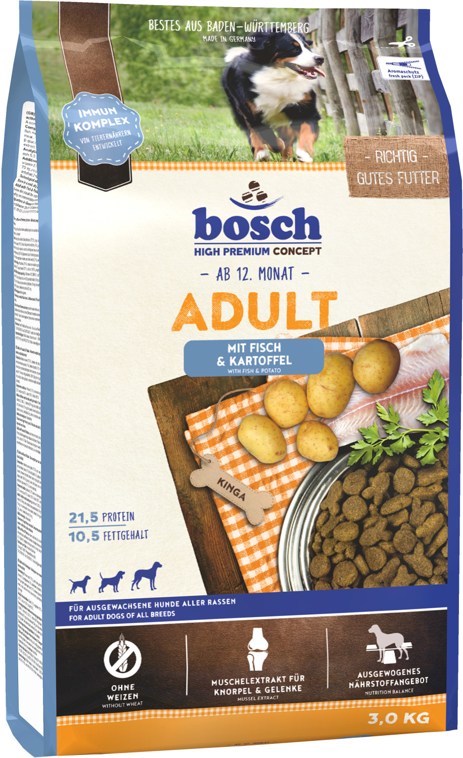 bosch Adult Poisson et pomme de terre (3 kg)
