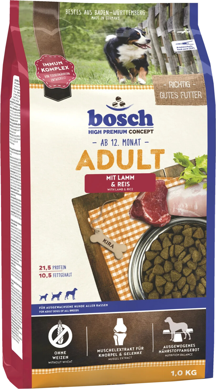 bosch Dog Adult lamb and rice dry food 1kg