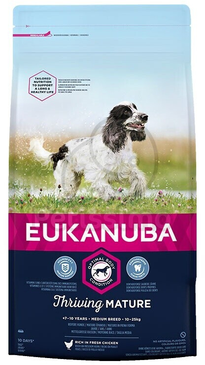 Eukanuba Senior petites et moyennes races (15 kg)