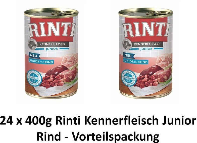 Rinti Pâtée pour chien Junior Boeuf Rinti Pâtée pour chien Junior Boeuf