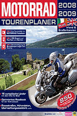 Koch Media Motorrad Tourenplaner 2008/2009 Kartenmaterial ...