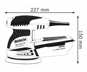 Bosch GEX 125-1 AE Professional (0 601 387 500) ab € 75,99 | Preisvergleich  bei