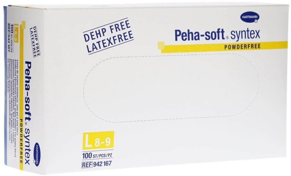 Hartmann Boîte de 100 gants Peha Soft non poudré taille L