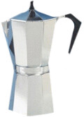 Karl Krüger Cafetière italienne aluminium, 12 tasses