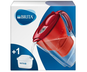Caraffa filtrante Brita Marella Cool Rossa + 4 filtri