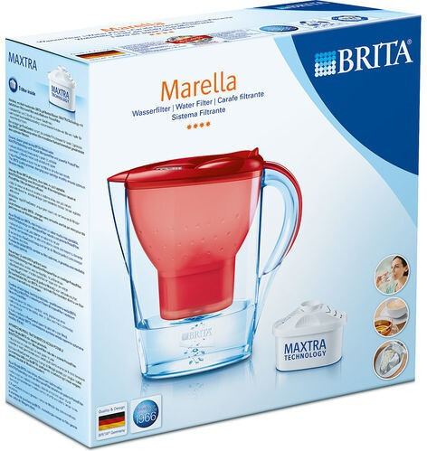 BRITA Marella Cool caraffa filtrante rosso a € 39,26 (oggi)