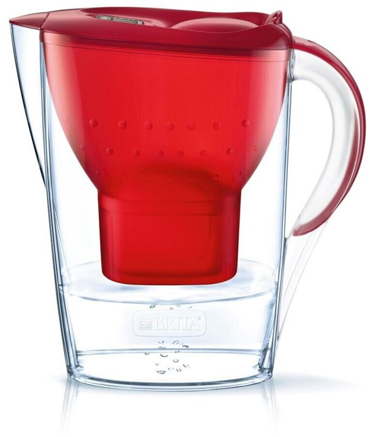 BRITA Carafe filtrante Marella rouge