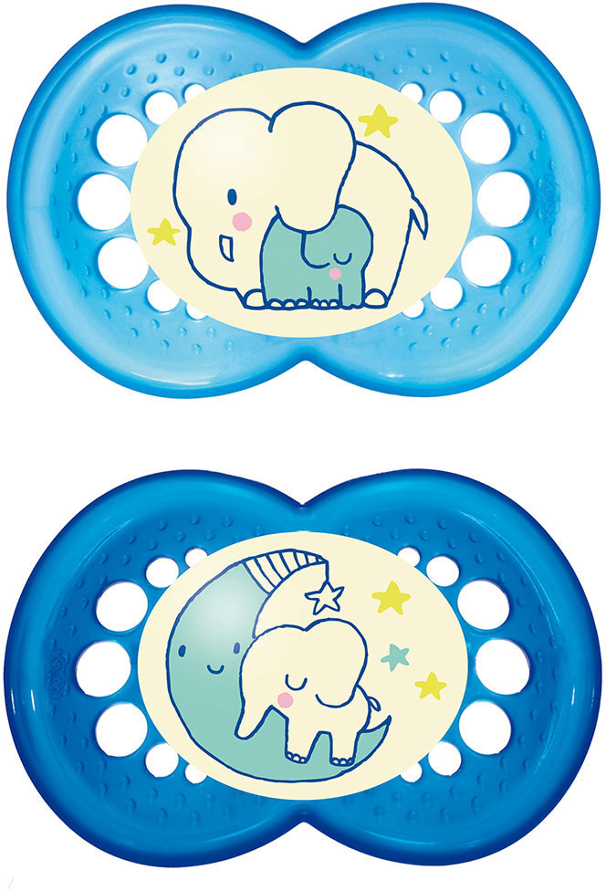 MAM Tétine Nuit Silicone 16-36 mois (x 2)