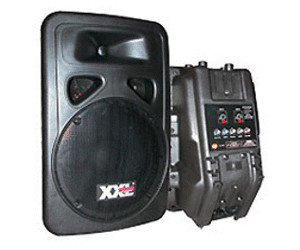 VONYX SPJ-1500A Enceinte Active 15 800 Watts, Enceinte Amplifiée,  Sonorisation Professionnelle, Boitier ABS Solide, Haut-Parleur Mobile,  Woofer 15