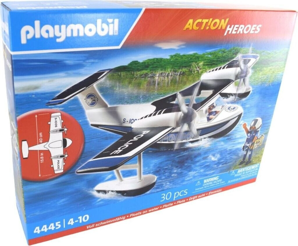 Playmobil Policiers et hydravion (4445)