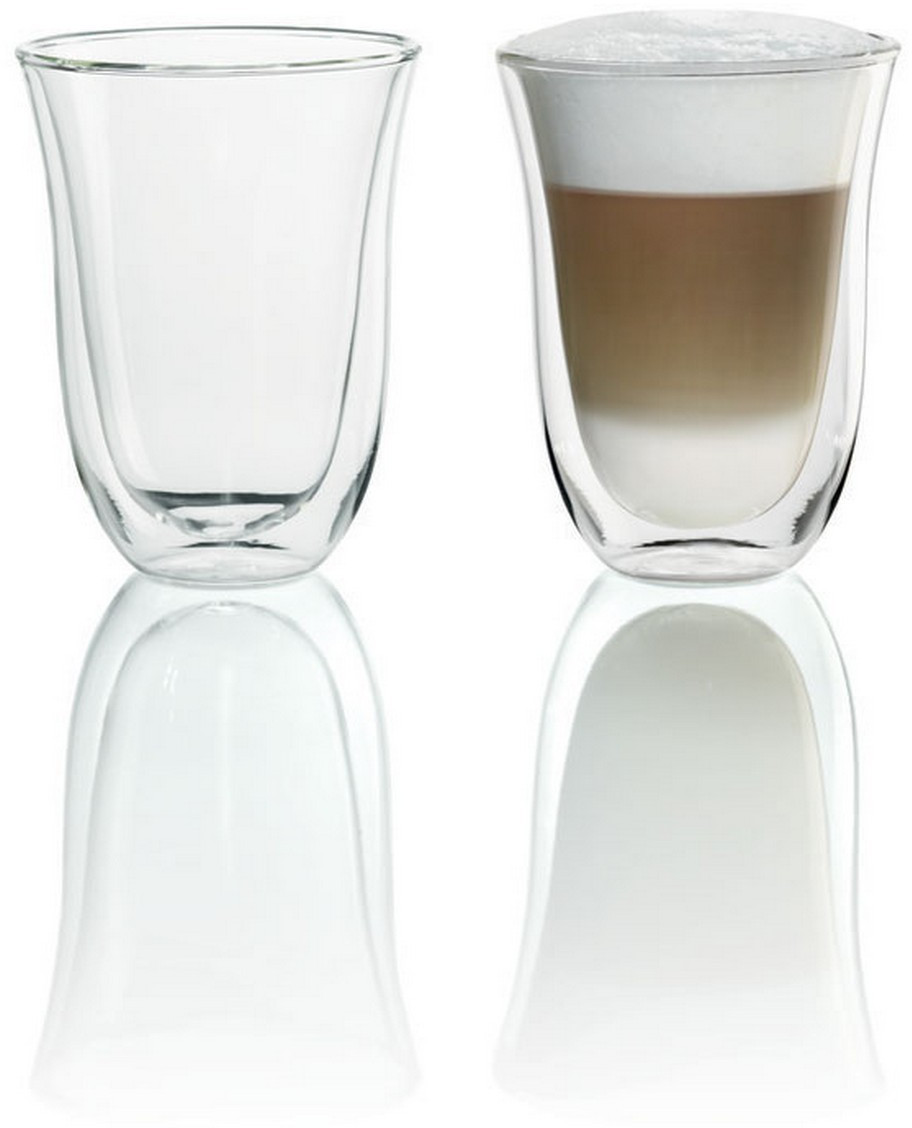 Bicchieri termici per caffettiera a doppio vetro Delonghi