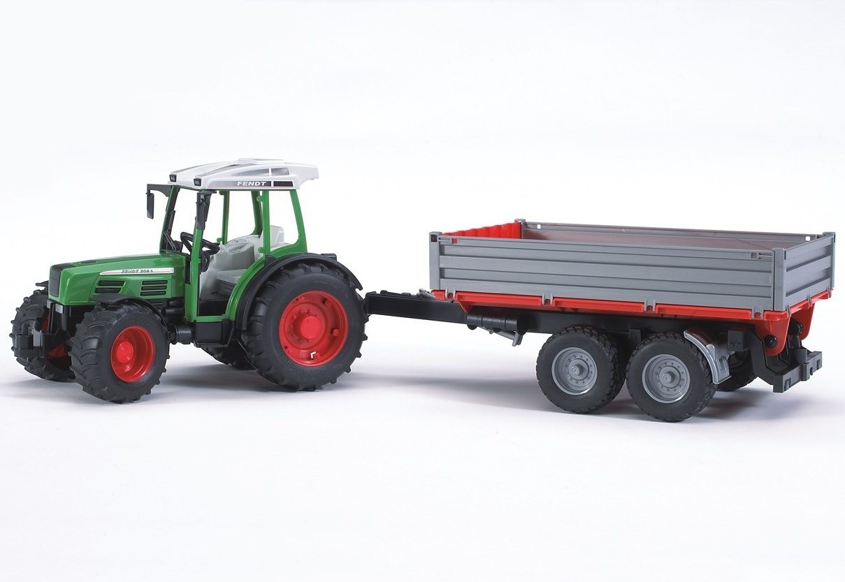 Bruder Fendt 209 S avec remorque (02104)