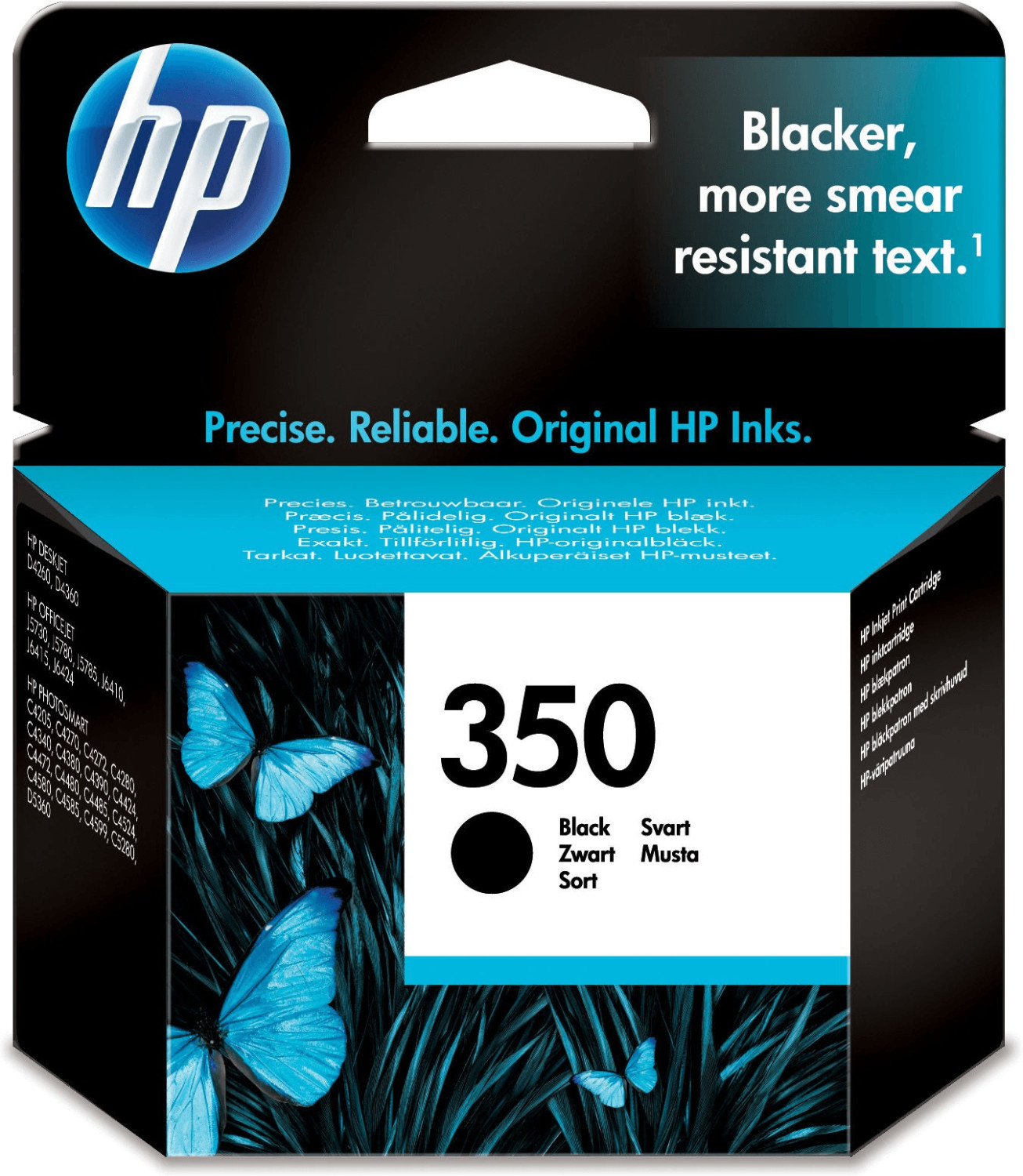 HP 350 - 4.5 ml - noir - originale - cartouche d'encre - pour