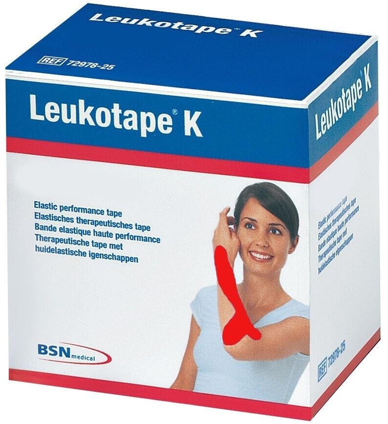 BSN Medical Leukotape K red 5 cm x 5 m