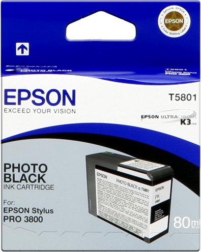 Epson T5801 noir photo