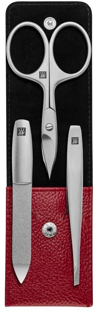 Zwilling 97091-002 TWIN - Etui à manucure, 3 pcs. Dauphine, rouge