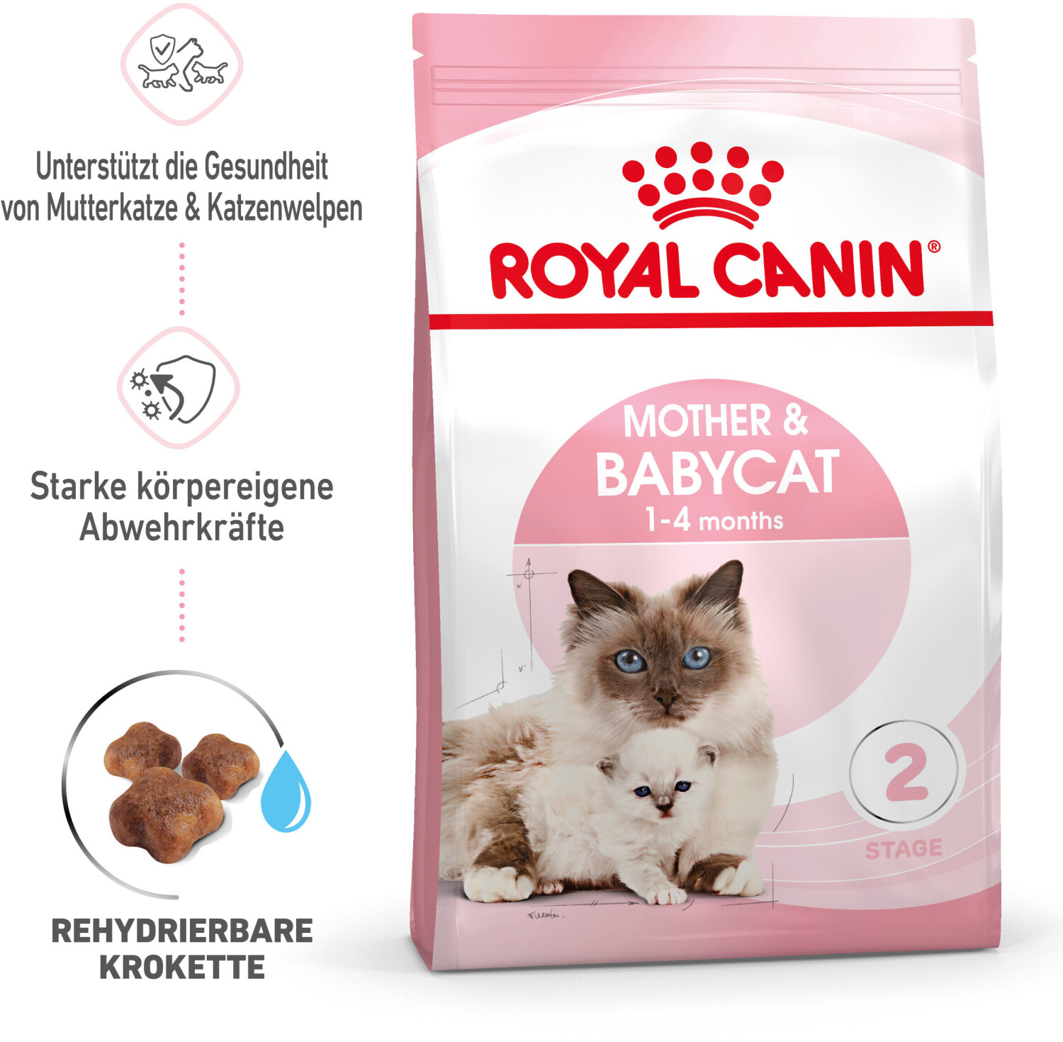 Royal Canin Croquettes pour chat Mother & Babycat First Age Royal Canin Croquettes pour chat Mother & Babycat First Age