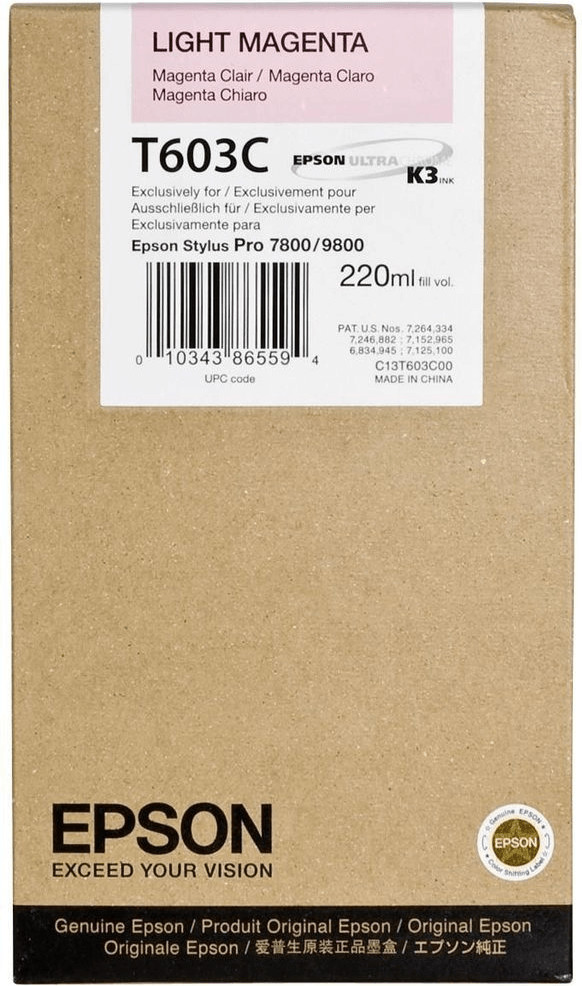 Epson T603C magenta clair